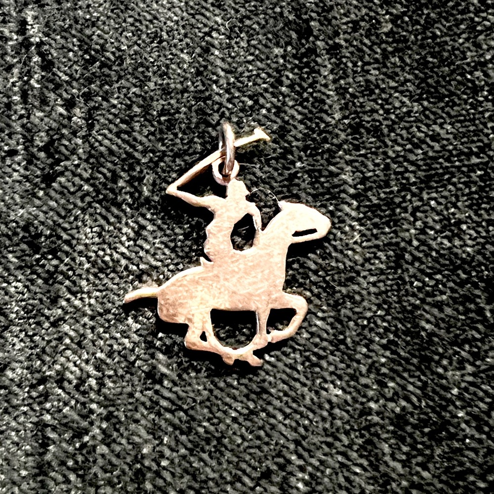 RARE James Avery Polo Player on Horse Charm